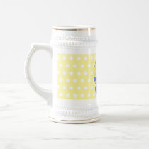 Yellow and Blue Baby Stroller. Mug