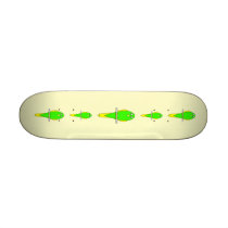 Yellow and Green Bird. Parakeet Skateboard Decks