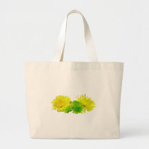 Yellow and Green Mums Bags