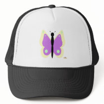 Yellow And Purple Butterfly Hats