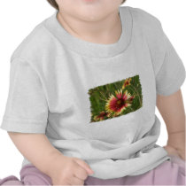 Yellow and Red Gaillardia Flower Baby T-Shirt