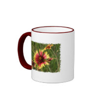 Yellow and Red Gaillardia Flower Coffee Mug