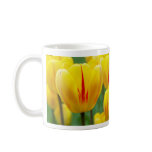 Yellow and Red Streak Flowers mugs