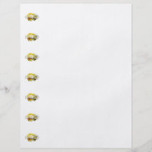 Yellow and White Mums Personalized Flyer