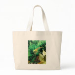 yellow angel fish tote bag
