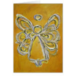 Yellow Angel Greeting Card
