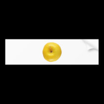 Yellow Apple bumper stickers