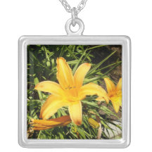 Yellow Asiatic Lily Pendants