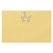 Yellow Baby Pram. Flyers