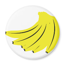 yellow bananas fruits magnet