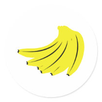 yellow bananas fruits sticker