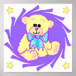 Yellow Bear Poster