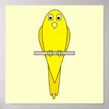 Yellow Bird. Canary. Posters