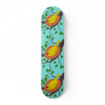 Yellow Bird's Nest Custom Skateboard