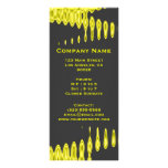 yellow black elegant rack cards