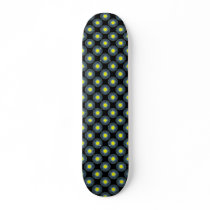 yellow black pattern skate deck