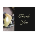 Yellow & Blue Gemstone Jewellery Thank You Postcar postcards