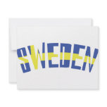yellow blue sweden icon invitations