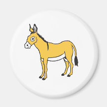 Yellow Burrito Refrigerator Magnets