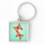 Yellow Butterflies keychains