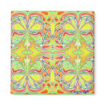 Yellow Butterflies Fridge Magnet