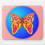 Yellow Butterfly mousepads