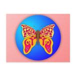 Yellow Butterfly postcards
