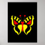 Yellow Butterfly Poster