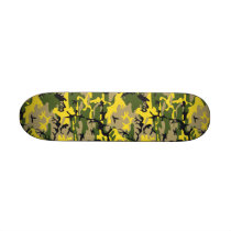 Yellow Camouflage 7 1/4" Skateboard