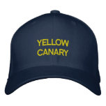 YELLOW CANARY embroidered hats