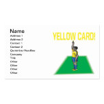 Yellow Card Business Card Template