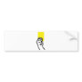 Yellow card soccer bumper stickers