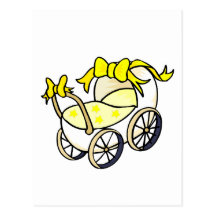 Yellow carriage post cards