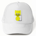 Yellow Cat Trucker Hat