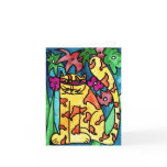 Yellow Cat • Nick Abrams, Age 8  - card