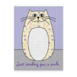'Yellow Cat' Postcard