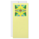Yellow Centipede Fractal rack cards