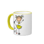 Yellow Cheerleader Mugs