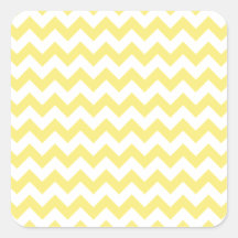 Yellow Chevron Design Sticker