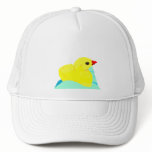 Yellow chick blue hand children grapic kid hats