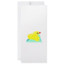 Yellow chick blue hand children grapic kid custom rack card