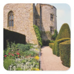 yellow Chirk Castle, Clwyd, Wales flowers Stickers
