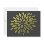 Yellow Chrysanthemum invitations