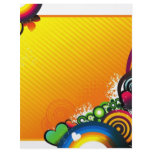 yellow-circle flyer design