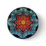 Yellow Circle Tie Dye Button