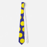 Yellow Circles Neck Tie