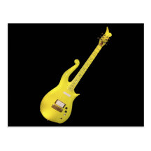 Yellow Cloud Guitar designed by The Artist... Post Card