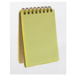 Yellow coloured notepad flyers