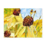 yellow coneflower post cards