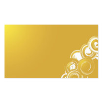 Yellow corporate business card business cards